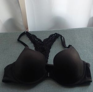 Black Lace Racerback Victorias Secret Bra 36c